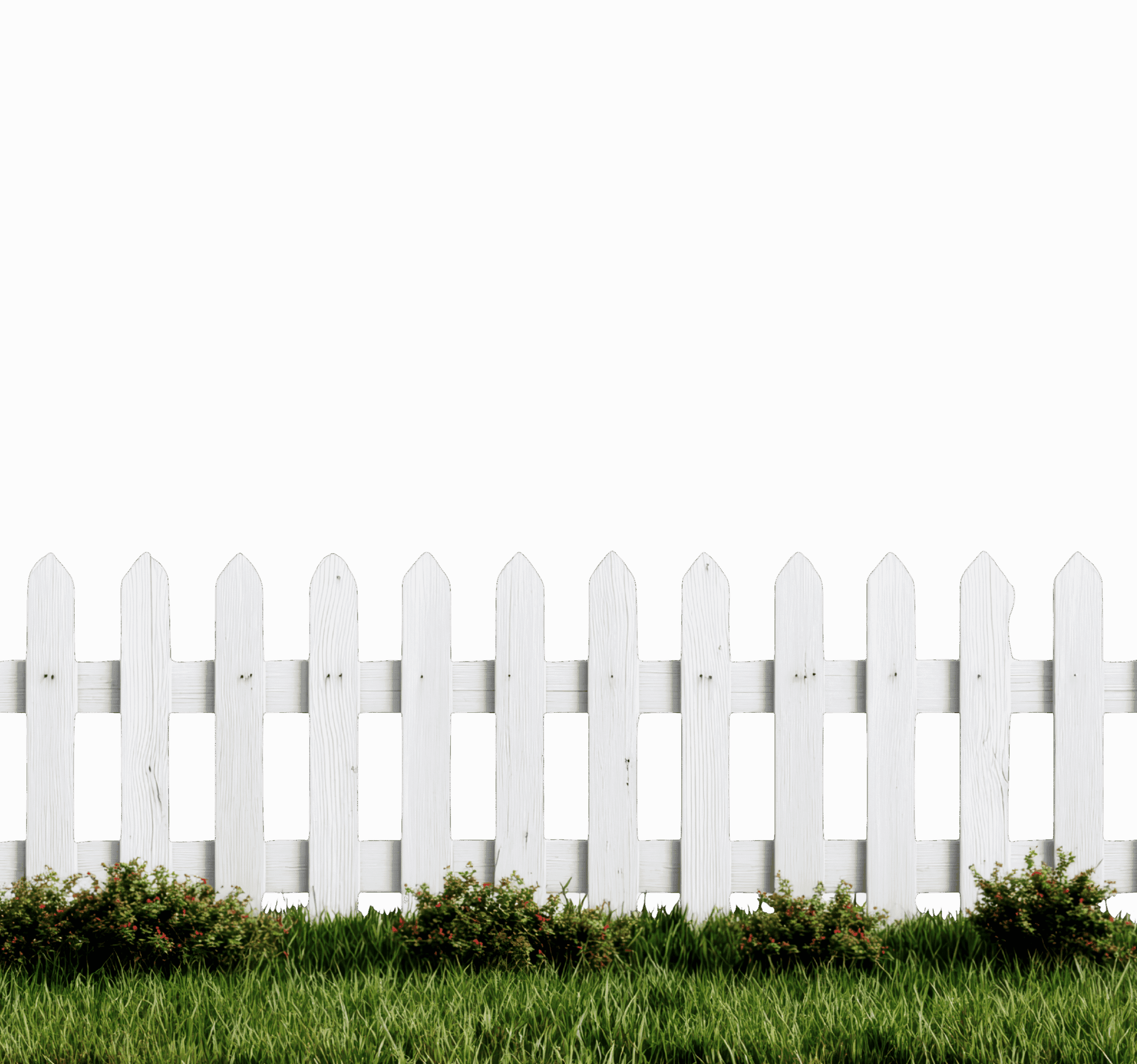 Clôture bois blanc et gazon soigné par sola, aménagement de jardin moderne à limoux